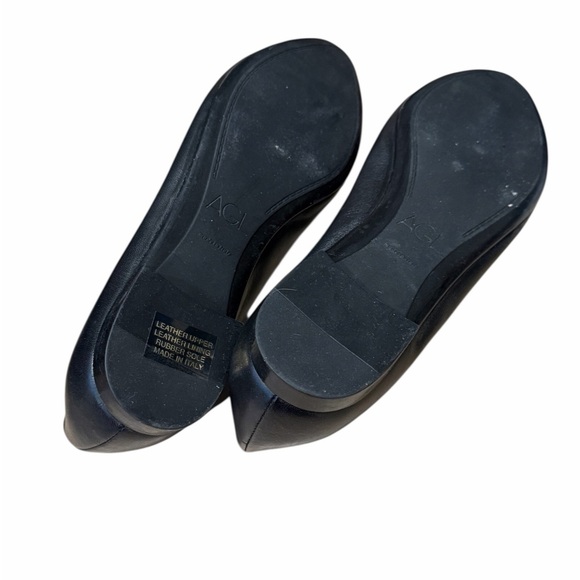 AGL Women's Elegant Black Leather Loafers - Picture 3 of 5